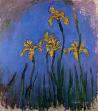 黄色いアイリス III クロード・モネ 印象派の花 Oil Paintings